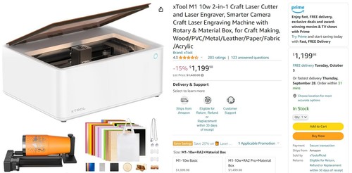 Xtool 10w 1 - xtool, 2-in-1